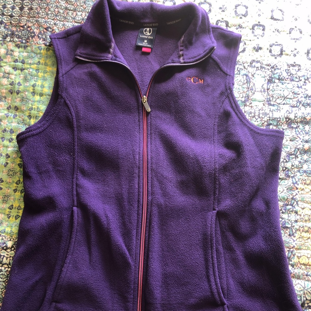 Lands End Fleece Vest